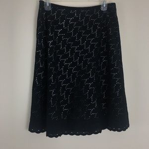 [SOLD]White House Black Market Laser cut Skirt